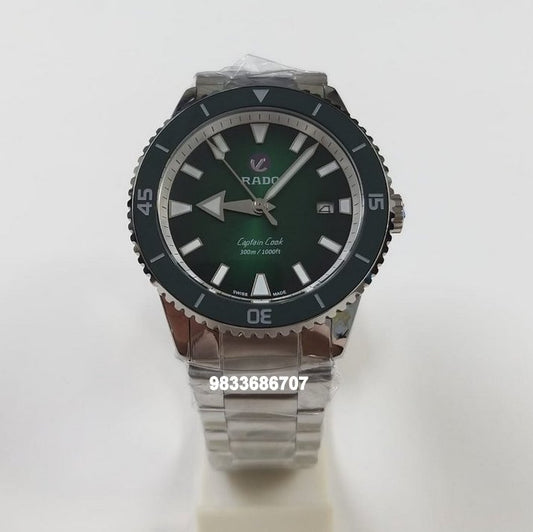 Rado Captain Cook Hrithik Roshan Special Edition Green Dial Super High Quality Swiss Automatic Watch