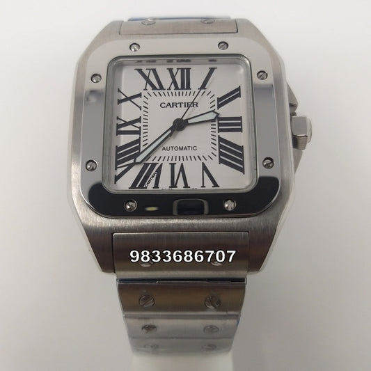 Cartier Santos 100 Steel Super High Quality Swiss Automatic Watch