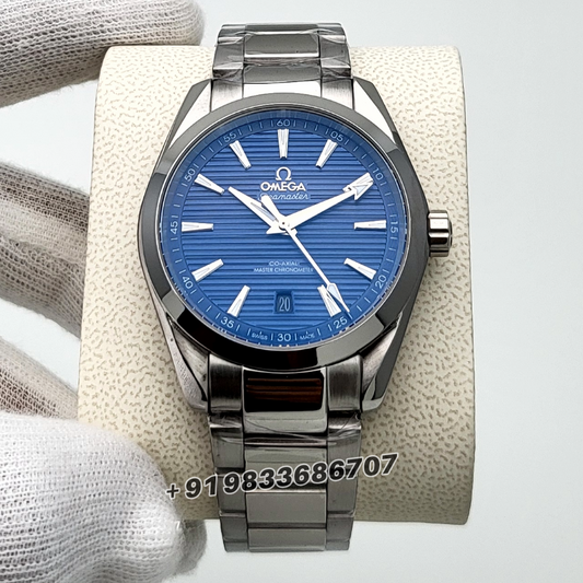 Omega Aqua Tera Co-Axial Master Chronometer Blue Dial 41mm High Quality Swiss Automatic Movement First Copy Watch