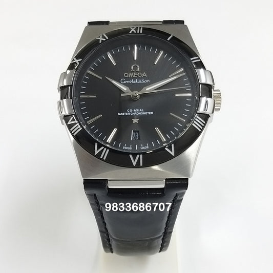 Omega Constellation Master Chronometer Silver Black Dial Super High Quality Swiss Automatic Watch