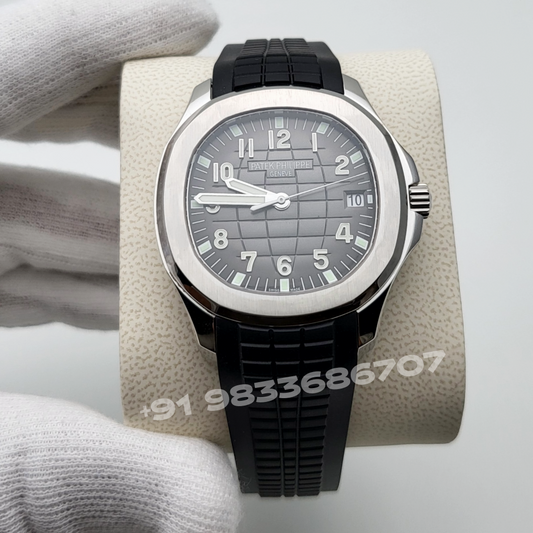 Patek Philippe Aquanaut Stainless Steel 5167A-001 Black Dial 40.8mm Exact 1:1 Replica Top Quality Super Clone Swiss ETA 26-330 S C Automatic Movement Watch