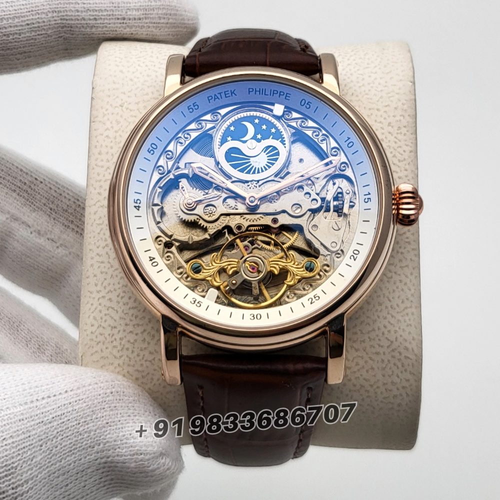 Patek Philippe Skeleton Rose Gold watch replicas