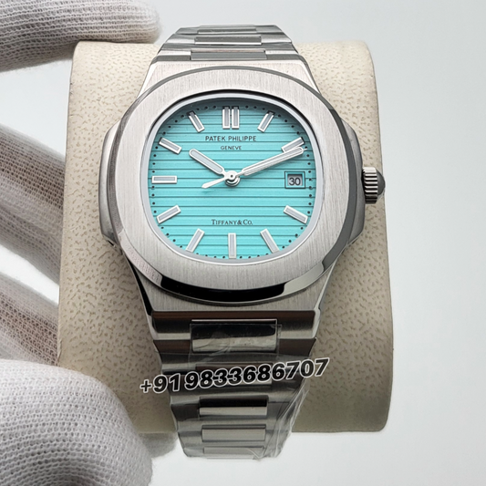 Patek Philippe Nautilus Tiffany & Co Ice Blue Dial 40mm High Quality Swiss Automatic Movement First Copy Watch