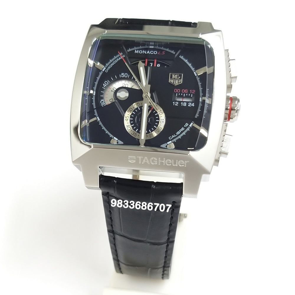 Tag Heuer Monaco LS Linear System Calibre 12 Chronograph Black