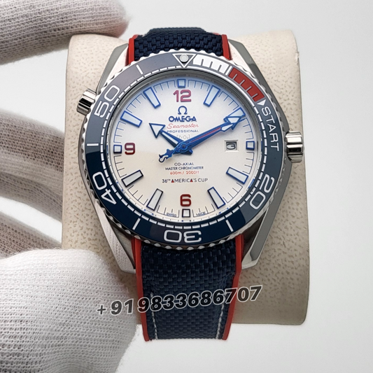 Omega Seamaster Planet Ocean 600M White Dial 43.5mm High Quality Swiss Automatic Movement First Copy Replica Watch