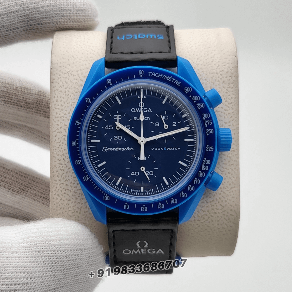 Omega Speedmaster Swatch Moonswatch Mission to Neptune Chronograph