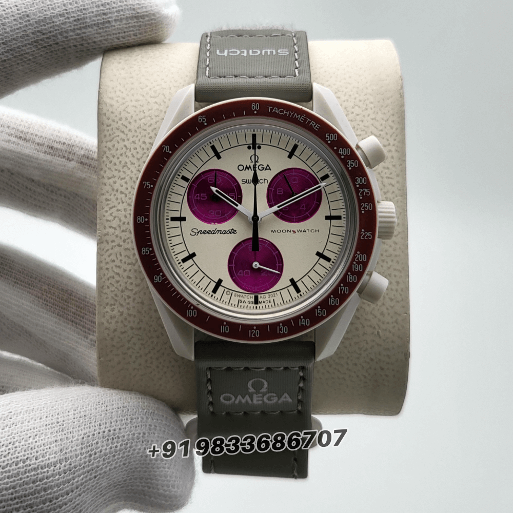 Omega Speedmaster Swatch Moonswatch Mission to Pluto Chronograph